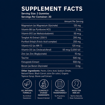 Restova Prime Performance Gummies
